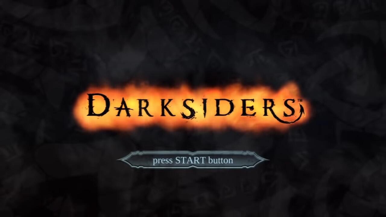 Darksiders Collection title screen for Xbox 360